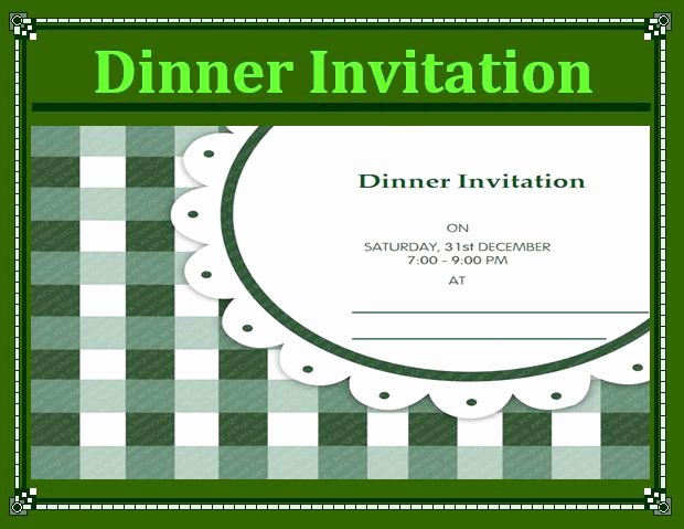 Dinner Invitation Template Free Printable New Free Word Templates Part 2