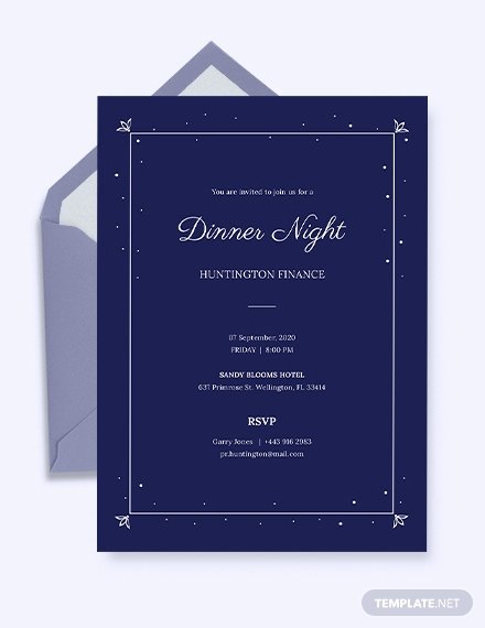 Dinner Invitation Template Word Elegant 49 Dinner Invitation Templates Psd Ai Word