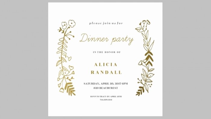 Dinner Invitation Template Word Elegant Cool Free Dinner Party Invitation Templates Ideas