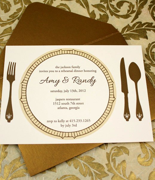 Dinner Invitation Template Word Inspirational Invitation Template – Elegant Rehearsal Dinner Invitation