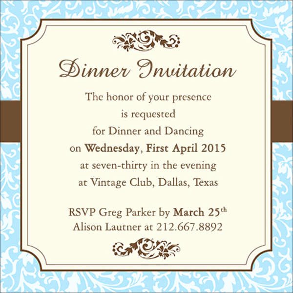 Dinner Invitation Template Word Luxury 13 Work Dinner Invitations Word Psd Publisher