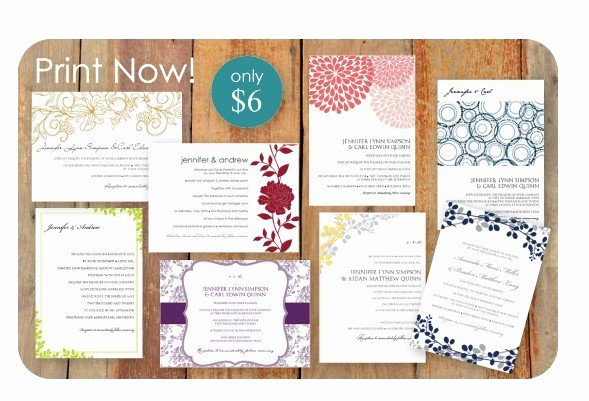 Diy Wedding Invitation Template Free Awesome Diy Wedding Invitation Templates