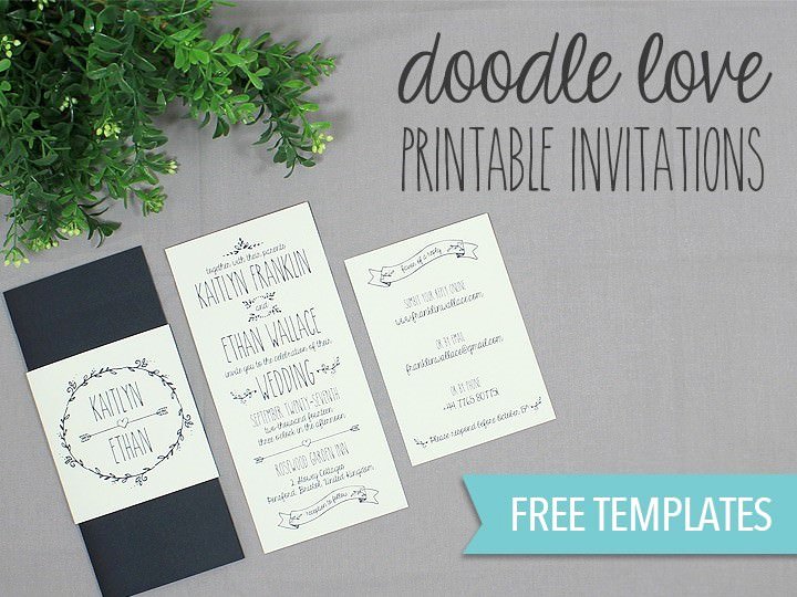 Diy Wedding Invitation Template Free Fresh Diy Tutorial Free Printable Wedding Invitation Set Boho