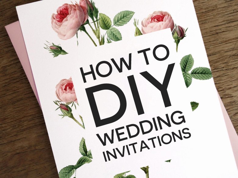 Diy Wedding Invitation Template Free Fresh How to Diy Wedding Invitations