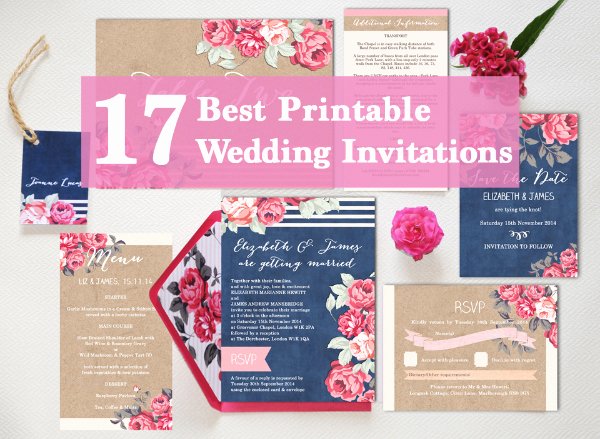 Diy Wedding Invitation Template Free New 17 the Best Printable Wedding Invitations Ever