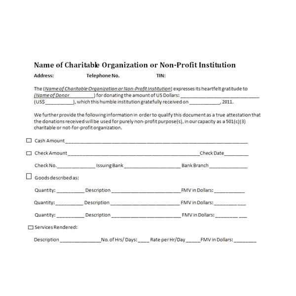 Donation form Template Free Best Of 36 Free Donation form Templates In Word Excel Pdf