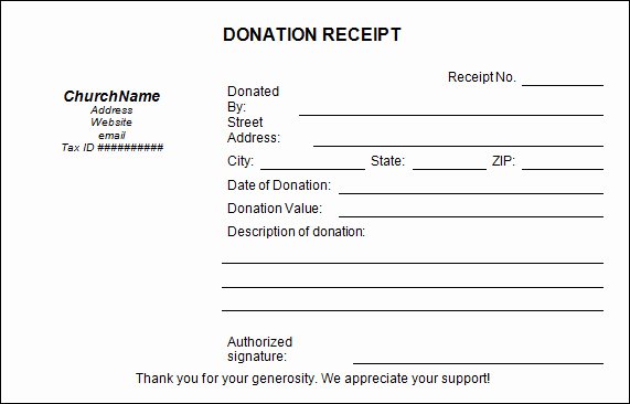 Donation form Template Pdf Elegant Free 20 Donation Receipt Templates In Pdf