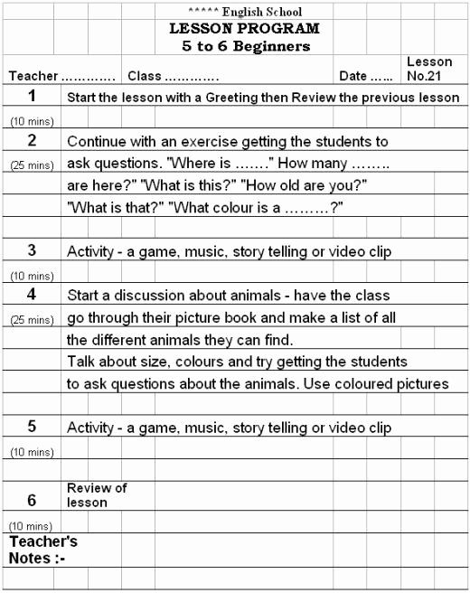 Eld Lesson Plan Template Luxury Lesson Plan format English Language Flowersheet