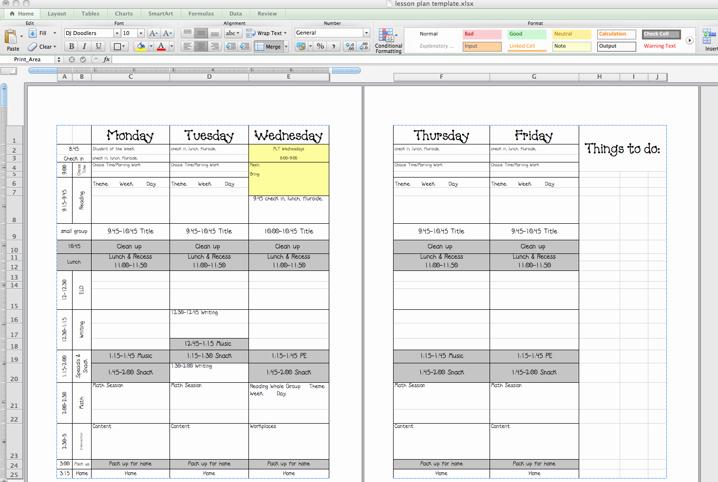 Eld Lesson Plan Template Unique Best S Of Excel Lesson Plan Template Esl Lesson