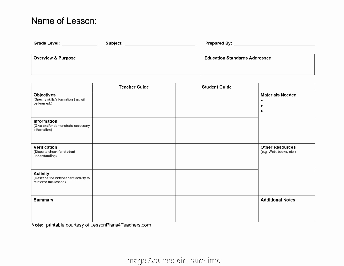 Elementary Lesson Plan Template Word Beautiful Simple Preschool Lesson Plans Templates Block Schedule