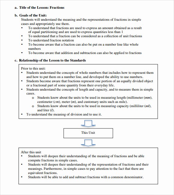 Elementary School Lesson Plans Template Fresh Sample Elementary Lesson Plan Template 8 Free Documents