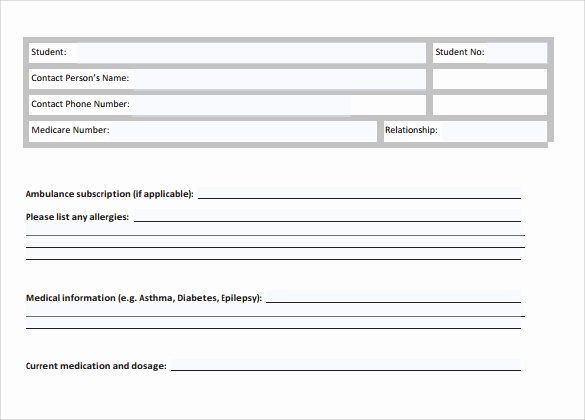 Emergency Contact form Template Word Unique Emergency Contact forms 11 Download Free Documents In