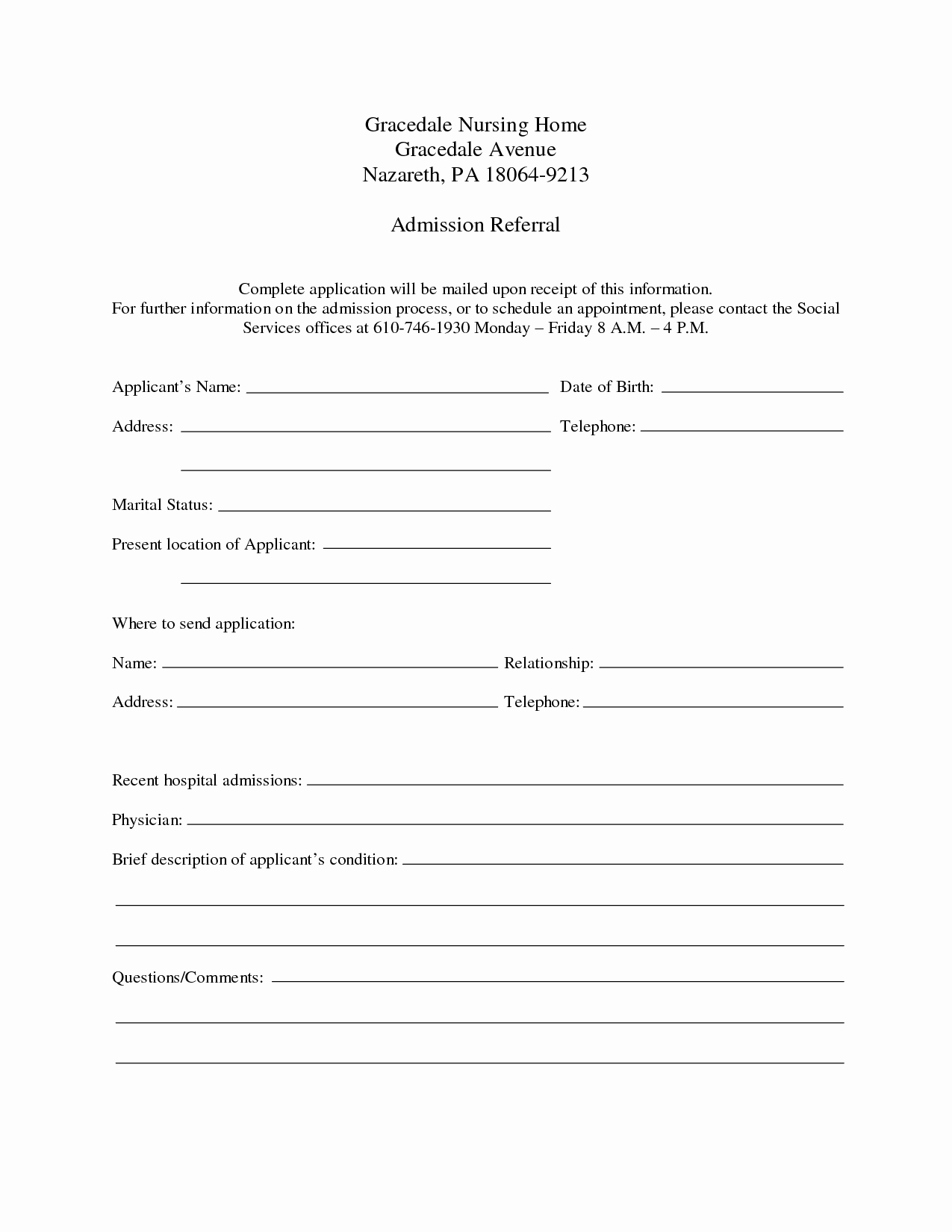 Emergency Room form Template Awesome 9 Best Of Free Printable Hospital Discharge forms