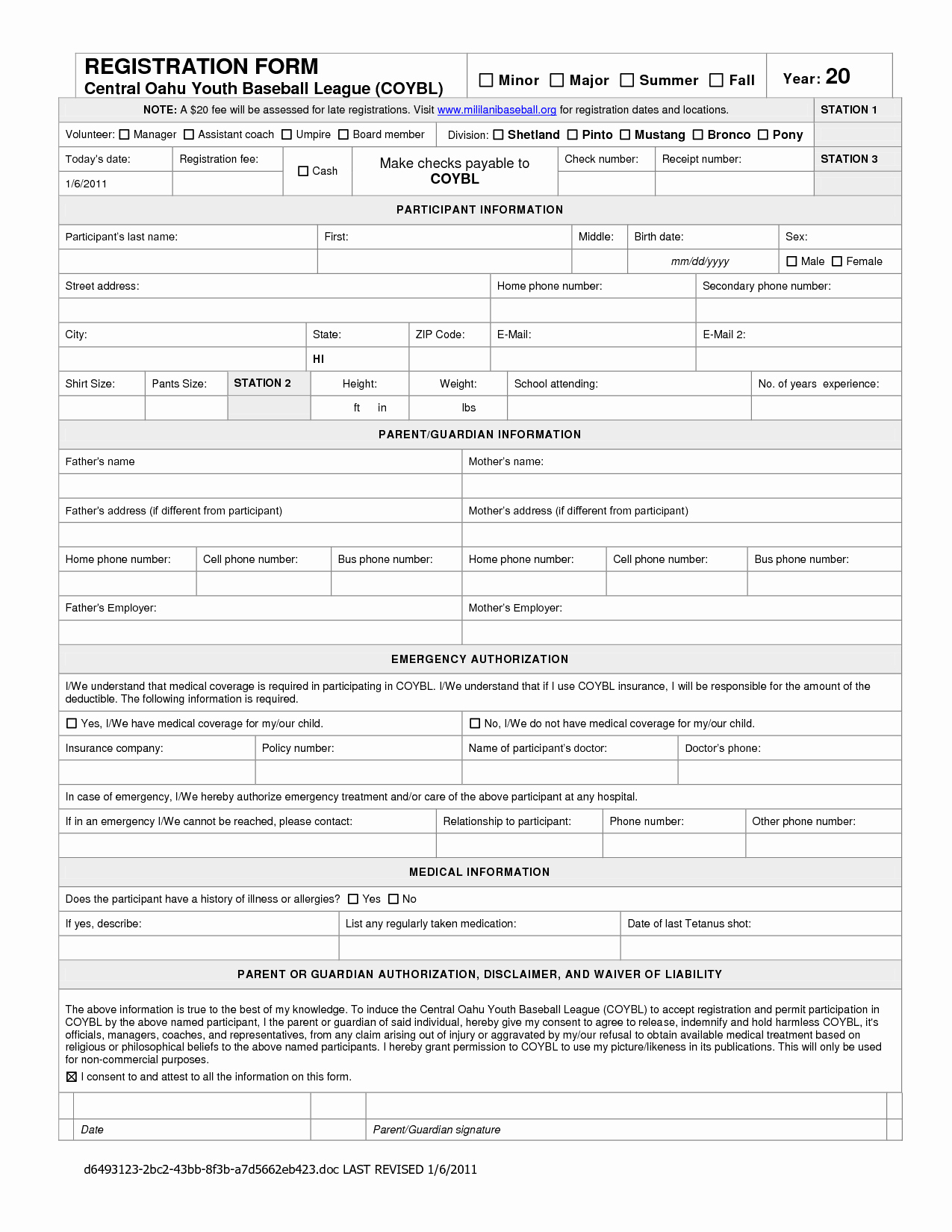 Emergency Room form Template Beautiful Blank Sample Hospital Release forms Things