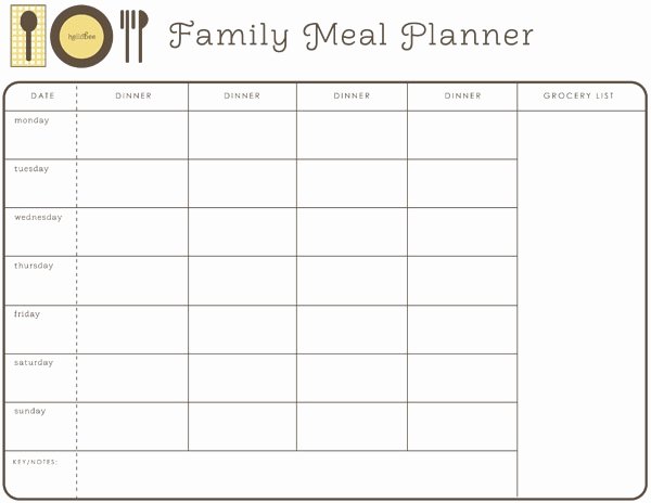 Employee Lunch Schedule Template Awesome Monthly Meal Planner Free Printable Meal Planning