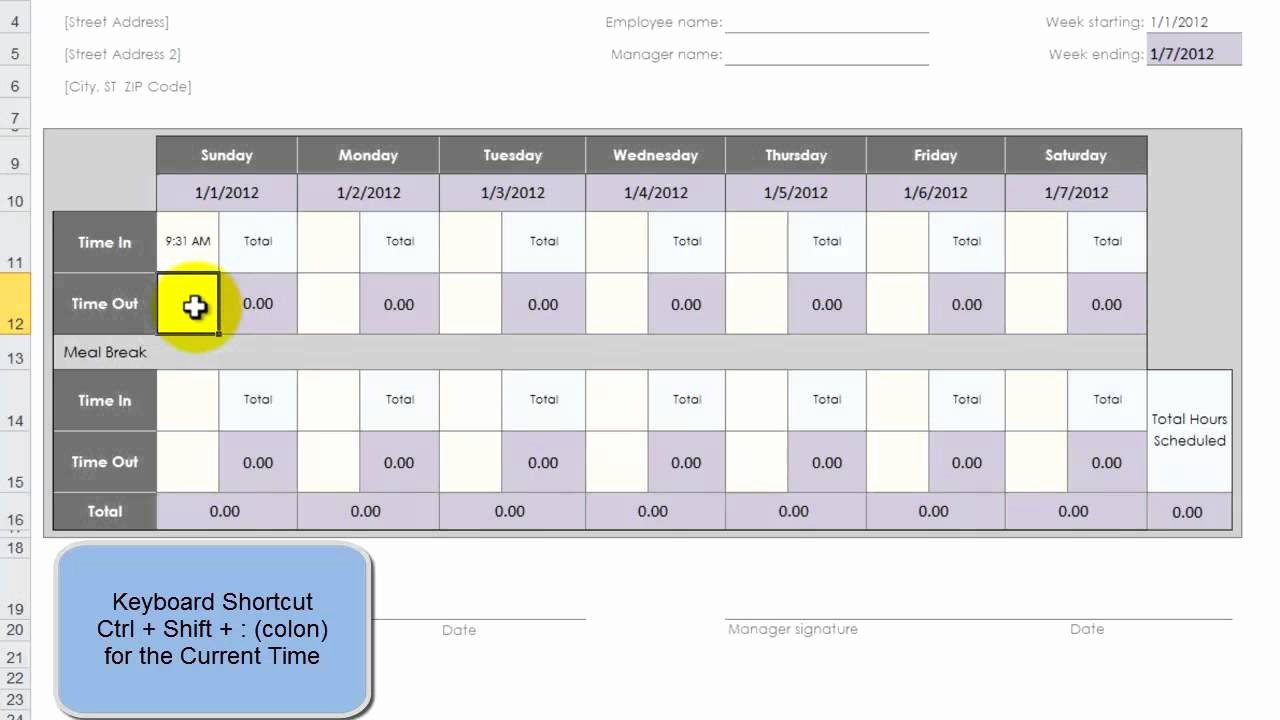 Employee Lunch Schedule Template Best Of Use An Excel Template to Create 52 Weeks Of Employee Time