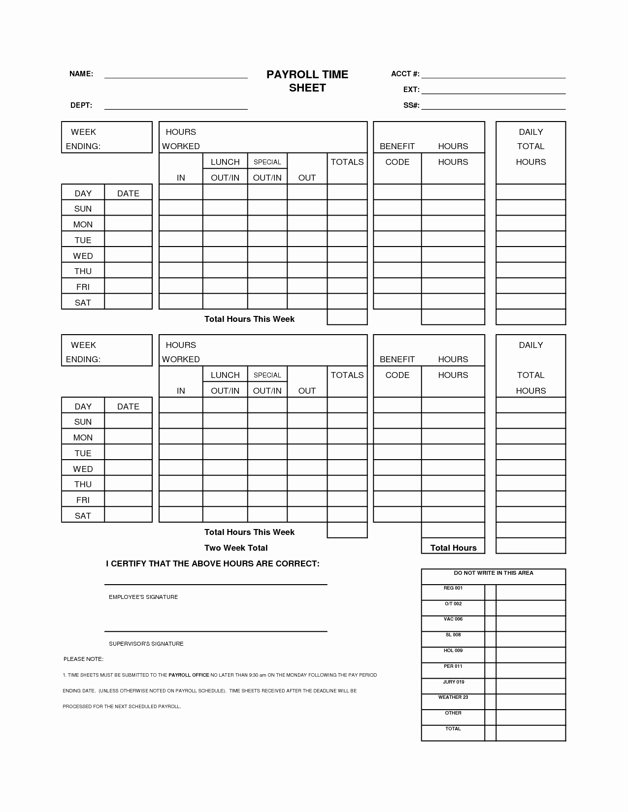 Employee Lunch Schedule Template Unique Timesheet Template with Lunch Break