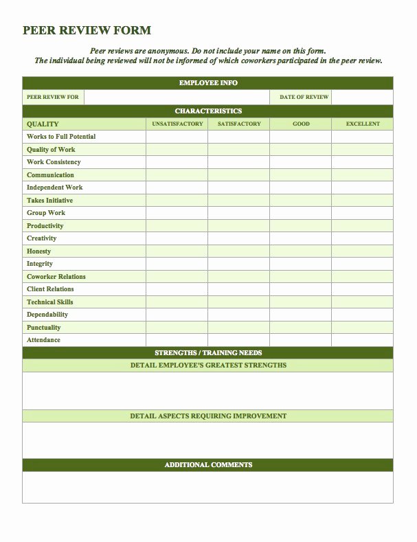 Employee Review form Template Free Best Of Employee Evaluation forms – Laustereo