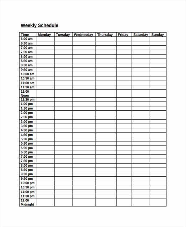 Employee Schedule Template Free Download Awesome Sample Employee Work Schedule Template 10 Free