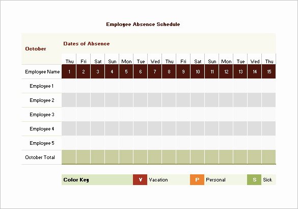 Employee Schedule Template Free Download Beautiful 10 Vacation Schedule Templates Docs Excel Pdf