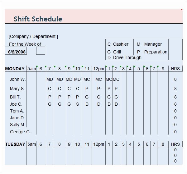 Employee Schedule Template Free Download Best Of Free18 Employee Schedule Samples In Google Docs