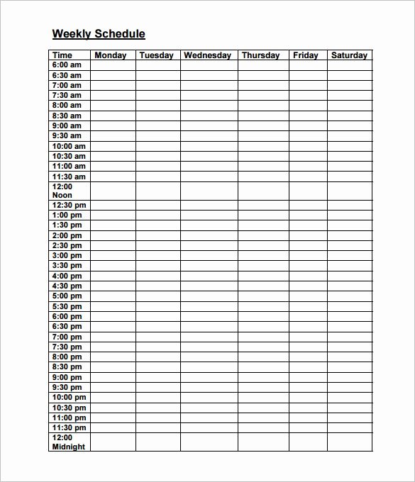 Employee Schedule Template Free Download Elegant Employee Work Schedule Template – 10 Free Word Excel