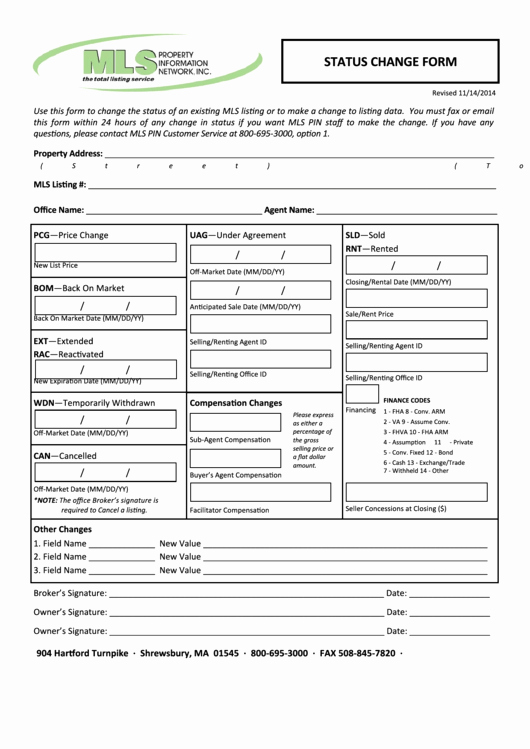 Employee Status Change form Template Lovely 39 Change Status form Templates Free to In Pdf