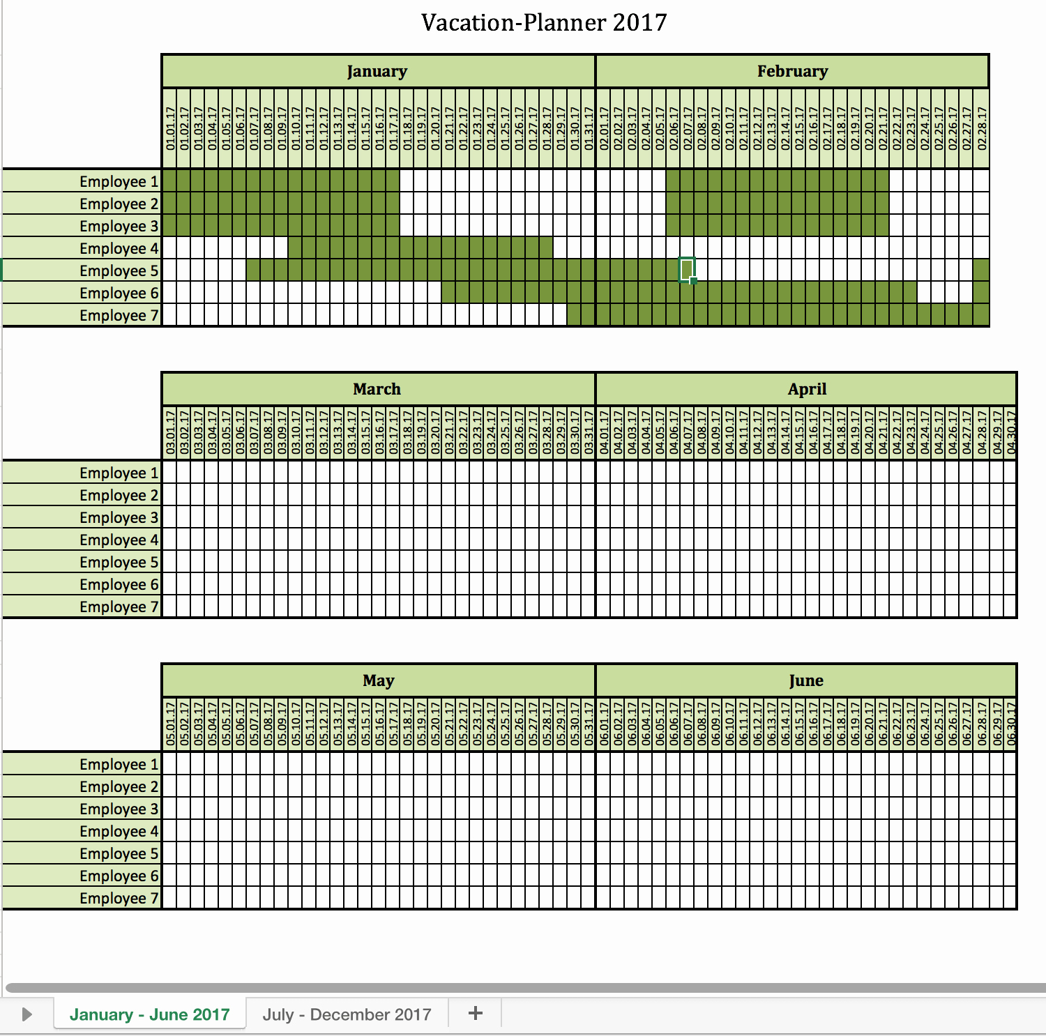 Employee Vacation Planner Template Excel Inspirational Vacation Planner Template Excel