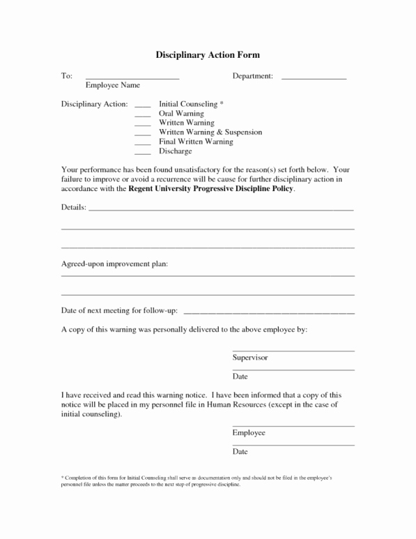 Employee Write Up forms Template Lovely Employee Write Up form Templates Word Excel Samples