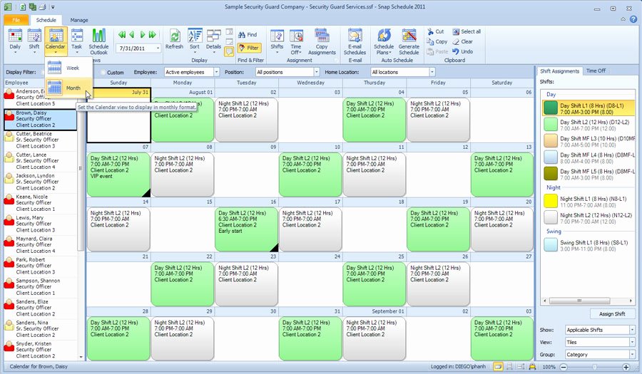 Employees Schedule Template Free Best Of Employee Scheduling software