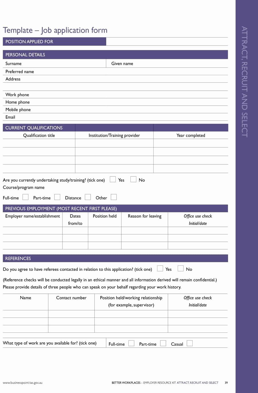 Employment Application form Template Fresh 50 Free Employment Job Application form Templates