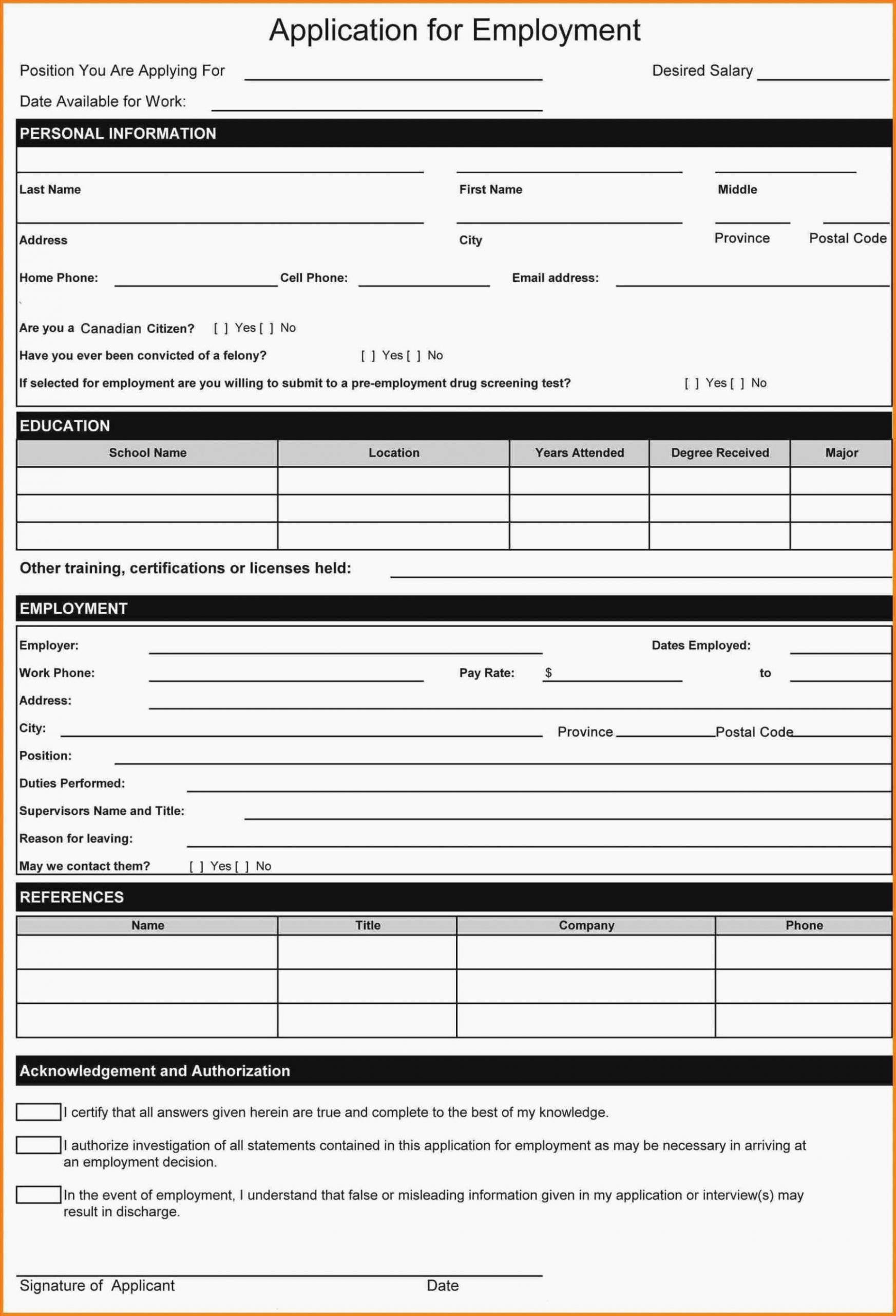 Employment Physical form Template Best Of Five Facts that Nobody