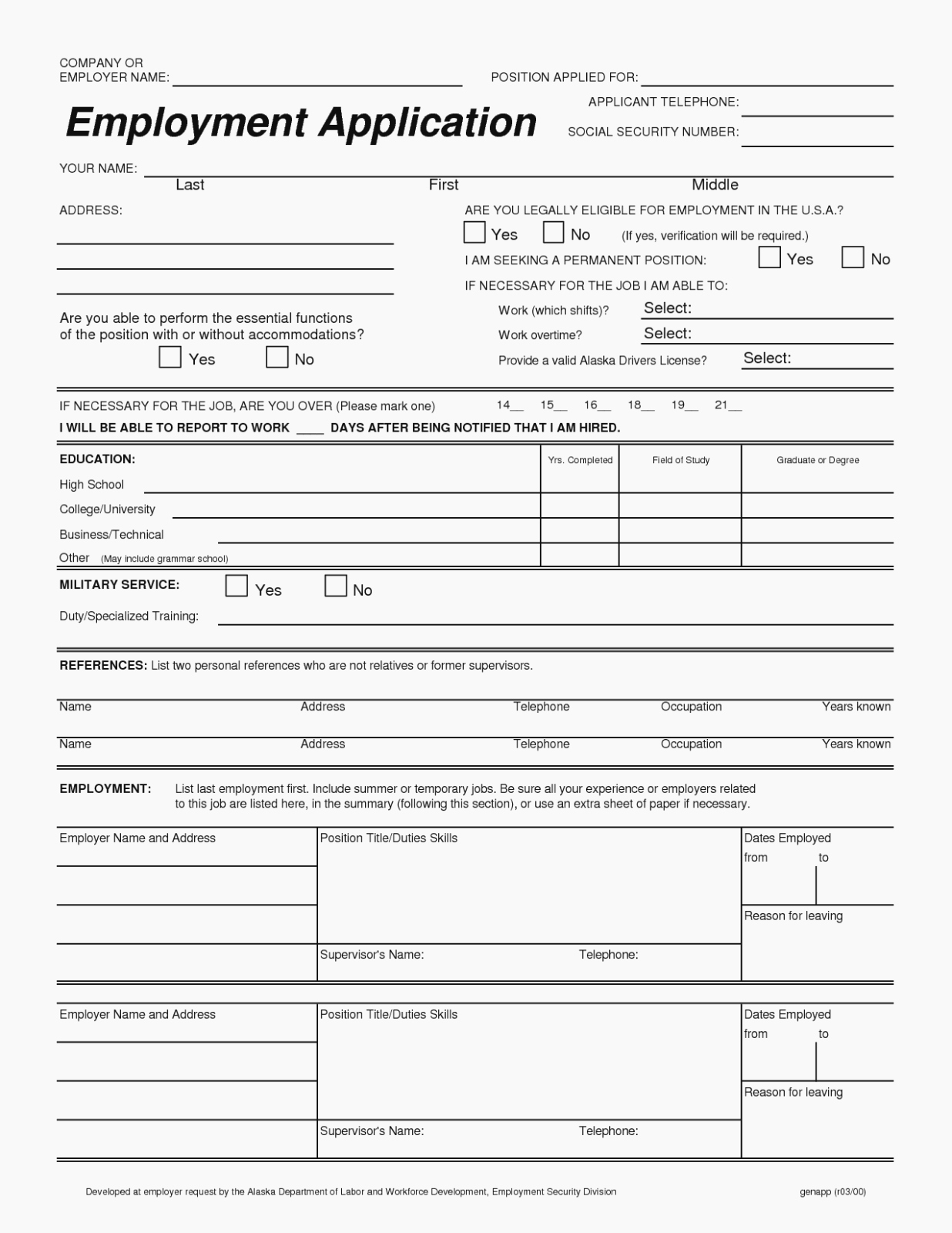 Employment Physical form Template Elegant the History General Physical form