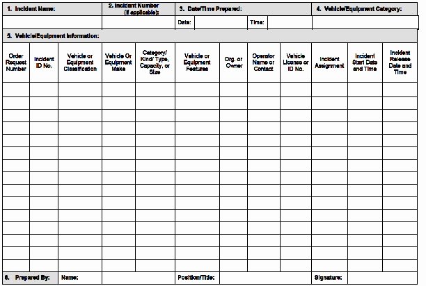 Equipment Checkout form Template Excel Elegant Equipment Inventory form