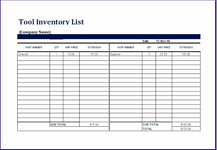 Equipment Checkout form Template Excel Lovely 10 Personal Collection Inventory Exceltemplates