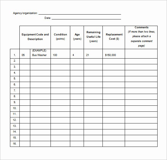 Equipment Maintenance Schedule Template Excel Lovely Machine Maintenance Schedule Template – Printable Receipt