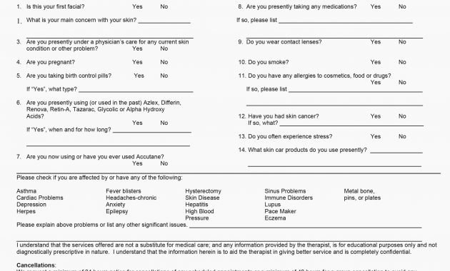 Esthetician Client Consultation form Template Luxury the Real Reason Behind