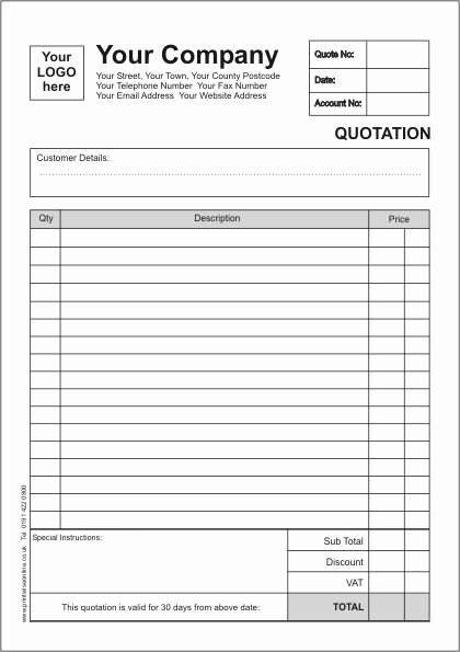 Estimate form Template Free Fresh Free Printable Estimate forms Templates