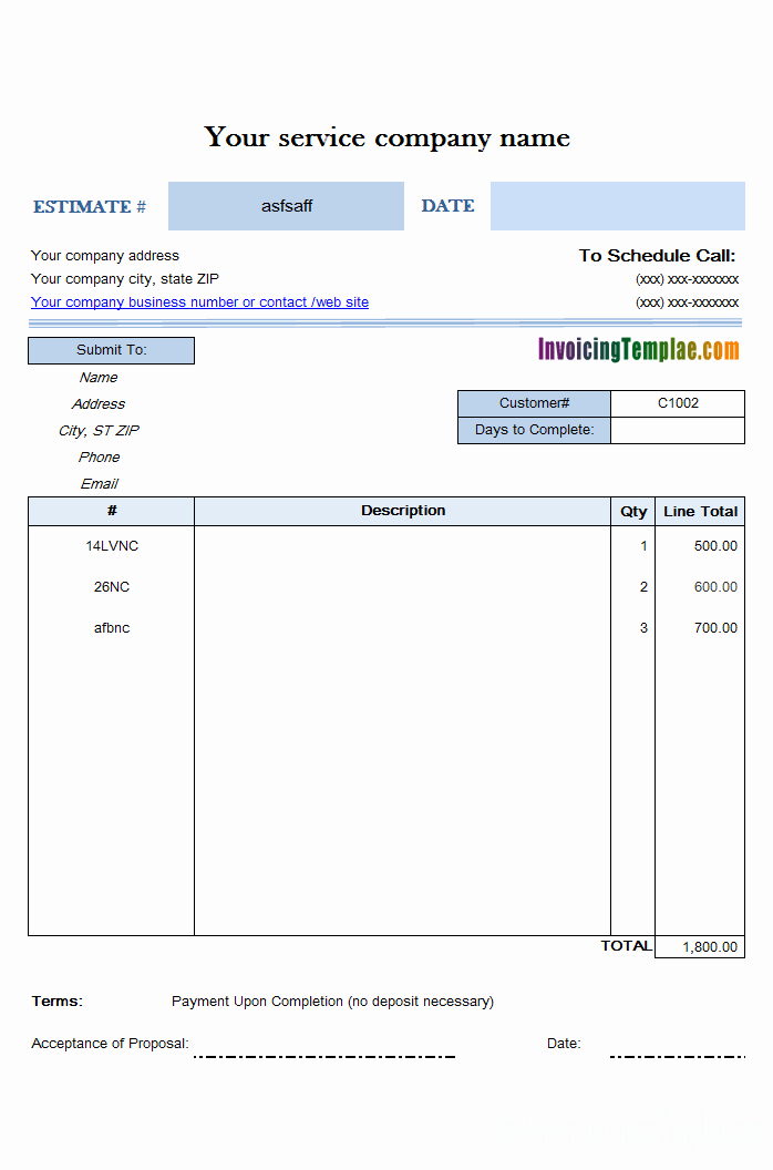 estimate