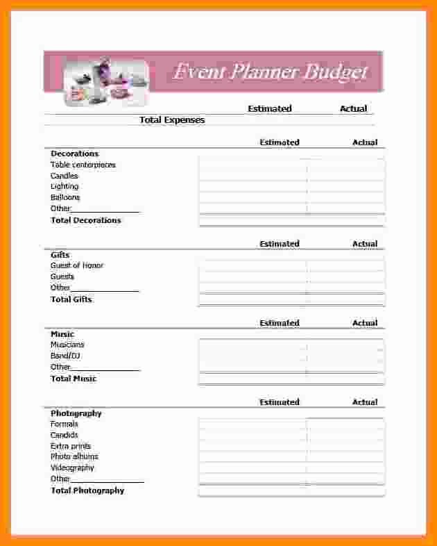 Event Planner Invoice Template Unique 6 event Planner Invoice Template