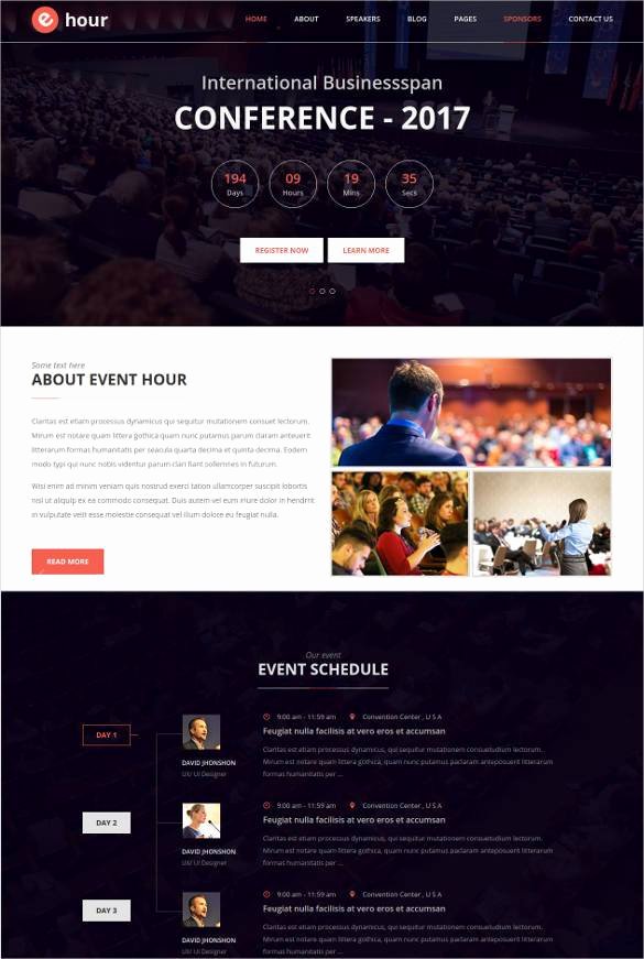 Event Planner Website Template Awesome 33 event Planning Website themes &amp; Templates