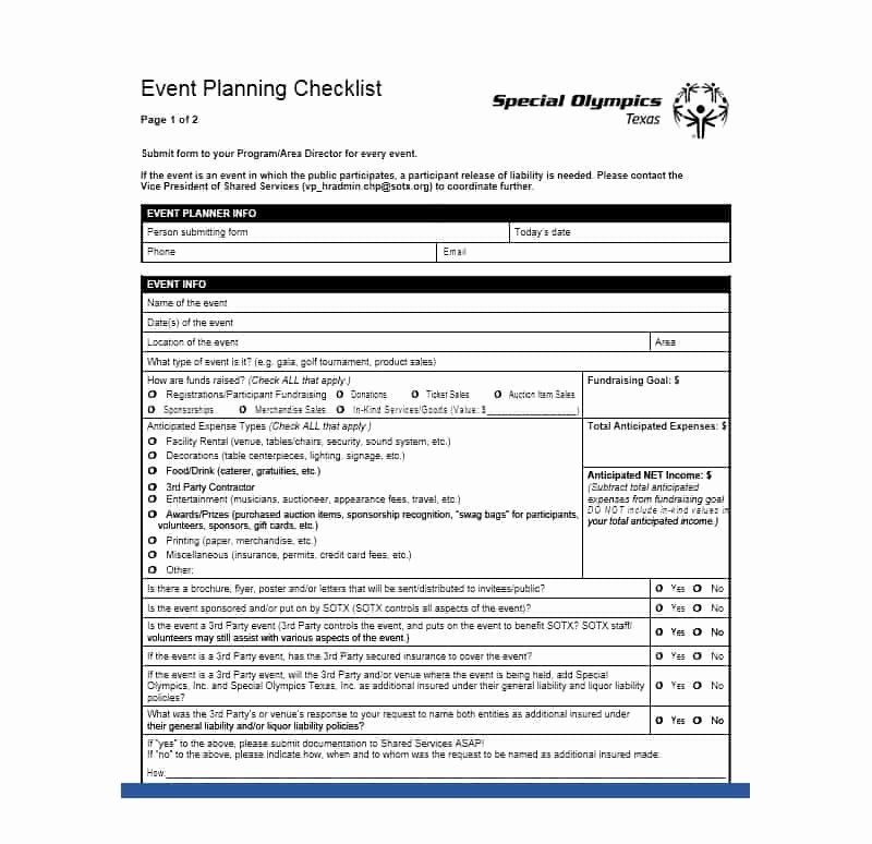 Event Planner Website Template Elegant 50 Professional event Planning Checklist Templates