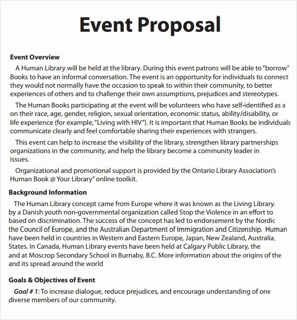 Event Planning Proposal Template Best Of event Proposal Template 16 Download Free Documents In