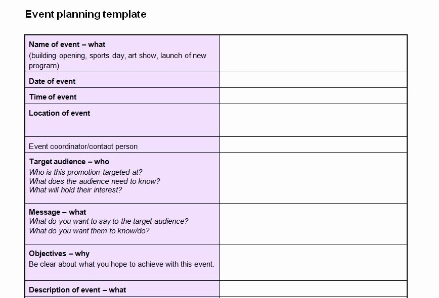 Event Planning Template Free Inspirational event Planning Checklist Template now Featured On Website