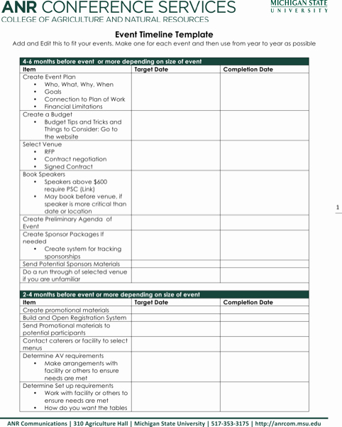 Event Planning Timeline Template Elegant Download event Timeline Templates for Free formtemplate