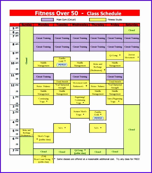 Excel Class Schedule Template Beautiful 6 Excel Class Schedule Template Exceltemplates