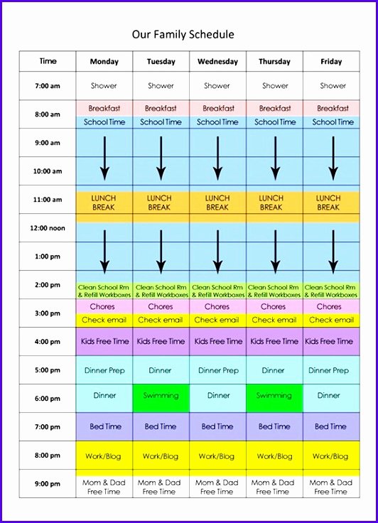 Excel Class Schedule Template New 6 Excel Class Schedule Template Exceltemplates