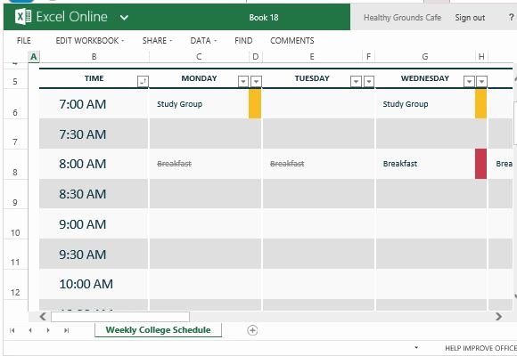 Excel Class Schedule Template New How to Easily Create Class Schedules Using Excel