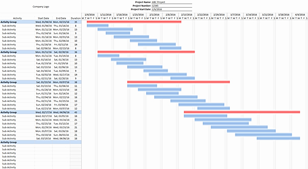 Excel Construction Schedule Template Elegant Downlad Project Schedule Template