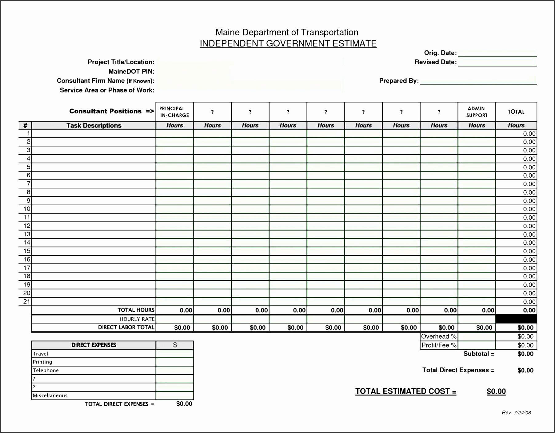 Excel Construction Schedule Template Inspirational 5 Excel Work Estimate Template Sampletemplatess